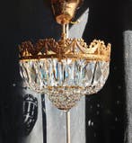 Lustre - Cristal, Laiton - Plafond luxueux, Antiek en Kunst