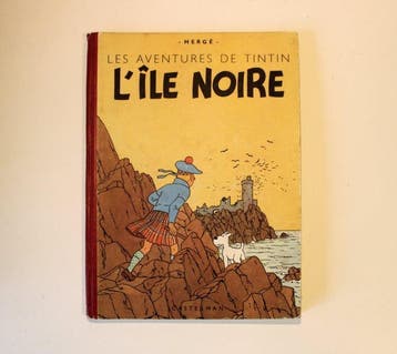 Tintin T7 - Lîle noire (B4) - C - 1 Album - Herdruk - 1950, Boeken, Nieuw