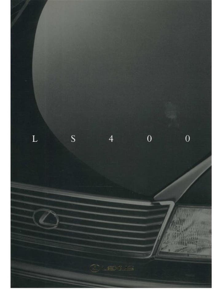 1994 LEXUS LS400 BROCHURE NEDERLANDS, Livres, Autos | Brochures & Magazines