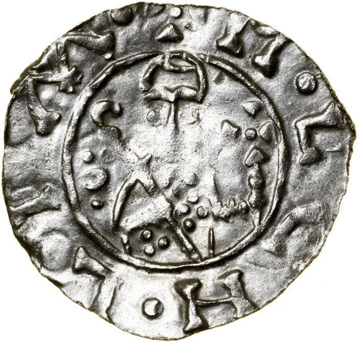 . Nederland William I. 1 Pfennig / Denarius 1054–1076, Postzegels en Munten, Munten | Nederland