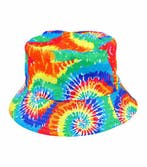 Bucket Hat Hoedje – Tie-Dye Print - Omkeerbaar – One Size –, Kleding | Dames, Nieuw