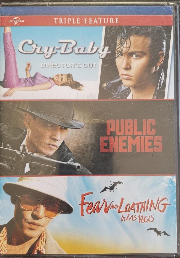 Johnny Depp - 3 films -                     Gratis verzenden, Cd's en Dvd's, Dvd's | Tv en Series, Zo goed als nieuw, Boxset, Overige genres
