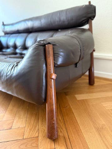 Brazil - Percival Lafer - Sofa - Leder, Braziliaans