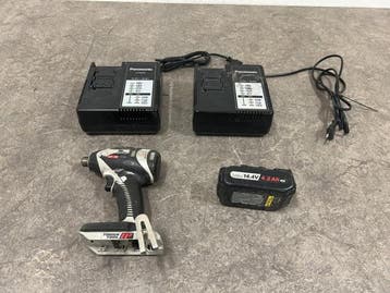 Veiling - Panasonic accuslagschroevendraaier set EY75A1, Gebruikt