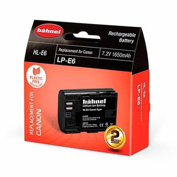 Hähnel HL-E6n accu voor Canon LP-E6 met garantie, Ophalen of Verzenden, Gebruikt