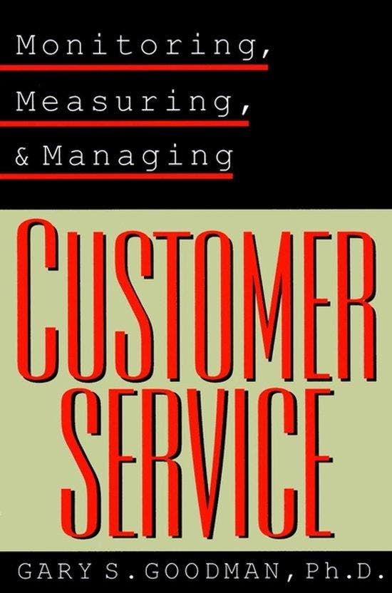 Monitoring, Measuring And Managing Customer Service, Livres, Langue | Anglais, Envoi