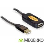 Delock 82446 Kabel USB 2.0 Verlengstuk, actief 10 m, Verzenden, Nieuw