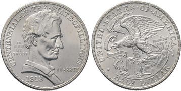 1/2 Dollar 1918 Vereinigte Staaten von Amerika Gedenkmunten, Verzenden