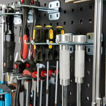 Datona Gereedschapshaak dubbel - 15 cm (10 stuks) - Datona, Doe-het-zelf en Bouw, Werkbanken, Ophalen of Verzenden, Nieuw