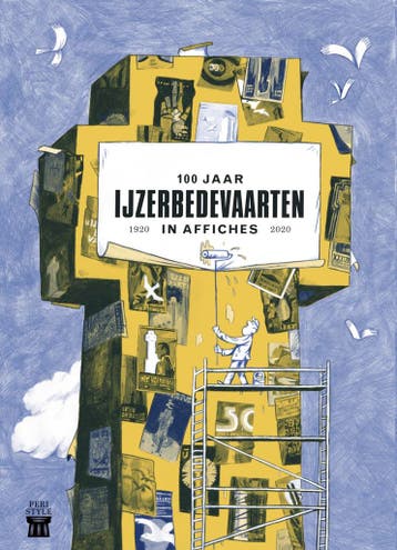 100 jaar IJzerbedevaarten in affiches 1920-2020, Boeken, Verzenden, Zo goed als nieuw, Luc Vandeweyer