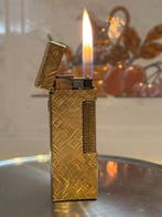 Dunhill, Vintage Dunhill Rollagas Lighter – Rare Gold Bark /, Nieuw