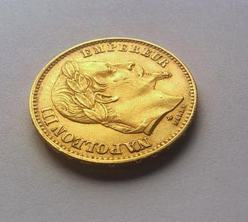 France. Napoléon III. 20 Francs 1868-A, Paris