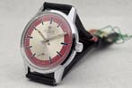 Amer - NOS - Burgundy Fumé Vintage Watch – Cushion Case –, Nieuw