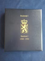 Belgique - Davo luxueux album commémoratif du décès du roi, Timbres & Monnaies, Timbres | Europe | Belgique