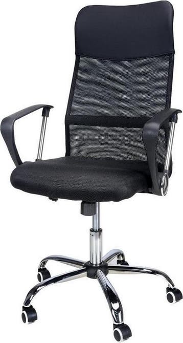 Ergonomische Bureaustoel Zwart | Premium | OP=OP, Zwart, Nieuw, Ophalen of Verzenden, Bureaustoel