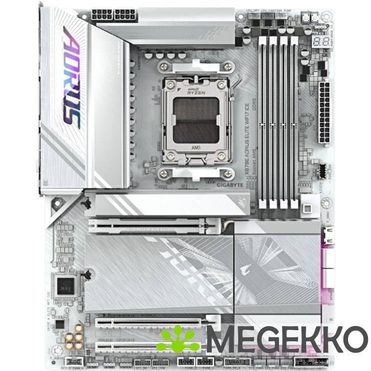 Gigabyte X870E AORUS ELITE WIFI7 ICE, Computers en Software, Moederborden, Nieuw, Verzenden