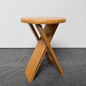 Tabouret - Hêtre - Tabourets pliants vintage