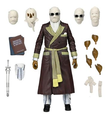 Universal Monsters Action Figure Ultimate Invisible Man (Kem, Ophalen of Verzenden