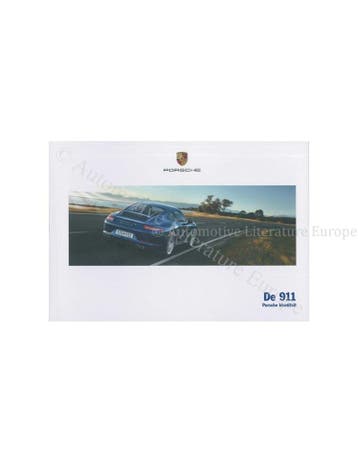2015 PORSCHE 911 CARRERA HARDCOVER BROCHURE NEDERLANDS