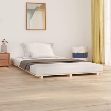 vidaXL Bedframe massief grenenhout 140x200 cm, Verzenden
