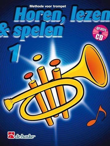 Horen Lezen Spelen 1 Trompet 9789043104555 J. Kastelein, Verzenden, Zo goed als nieuw, J. Kastelein
