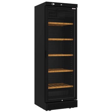 Wijnkoelkast | 382L (118x 75cl) | Zwart | 1 Zone |, Verzenden, Nieuw in verpakking