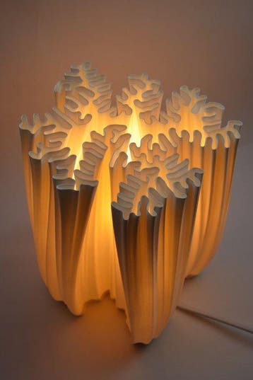 Lampe de table - Lampe de table sculpturale - Coral - S2 -