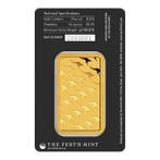 100 grammes - Or - 100g Gold Bar Perth Mint - Scellé