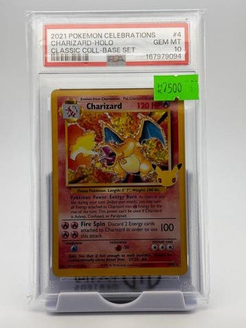 Pokémon - 1 Graded card - Charizard 25th Celebration -, Nieuw