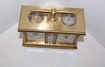 Horloges de table/bureau - Laiton - 1850-1900, Antiquités & Art