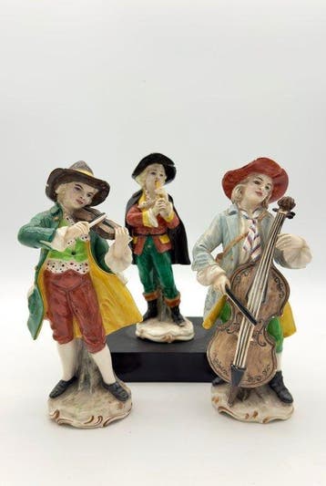 Triade / PBB - Beeldje - Suite de 3 figurines musiciens —