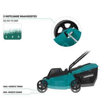 Accu Grasmaaier 20V – Brushless - 32 cm | Incl. 2.0Ah Accu, Tuin en Terras, Verzenden, Nieuw