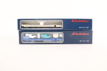 Electrotren H0 - 6017, 6307 - Modeltrein goederenwagon (2) -