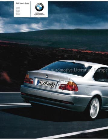 2004 BMW 3 SERIE COUPÉ BROCHURE NEDERLANDS