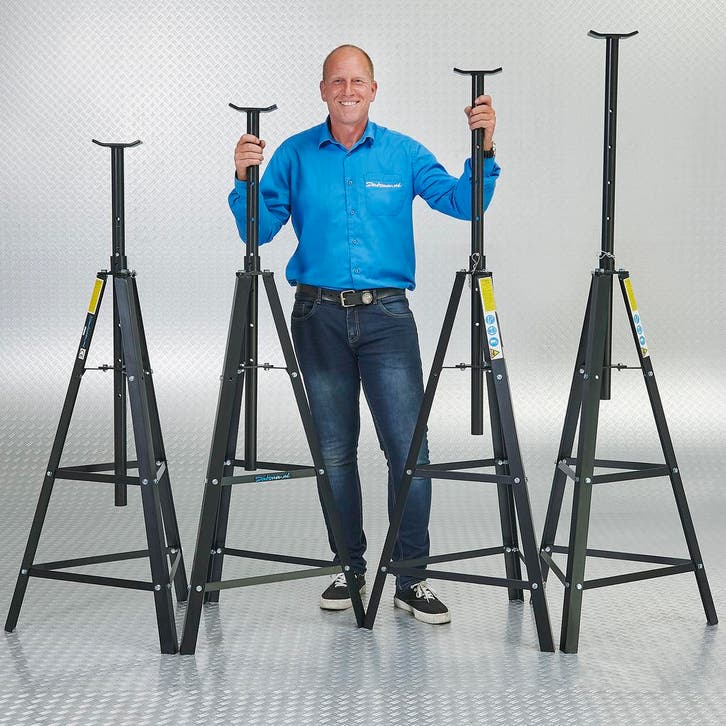 Datona Assteunen hoog 2 ton set - 4 stuks - maximale hoogte, Autos : Divers, Outils de voiture, Enlèvement ou Envoi