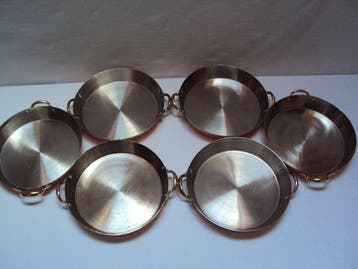 Plat de service ou de cuisson - Schotel (6) - Koper,