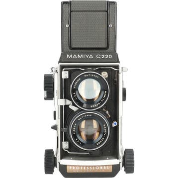 Tweedehands Mamiya C220 + Sekor 80mm f/2.8 Blue dot CM3182, Ophalen of Verzenden