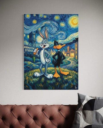 ANDSAL - Bugs Bunny & Daffy Duck A Day of Work - Van Gogh, CD & DVD