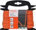 2dekans | BLACK+DECKER Spanband met Oproller 20 Meter -, Ophalen of Verzenden, Nieuw