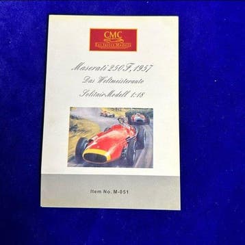 CMC 1:18 - Model raceauto - CMC 1:18 Maserati 250F 1957, Hobby & Loisirs créatifs
