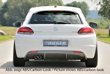 Rieger diffuser voor R-Line achterbumper | Scirocco 3 (13):, Verzenden