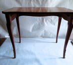 Table dappoint - Bronze, Laiton, chêne, cerisier et acajou