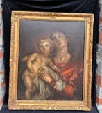 Anthony Van Dyck (1599-1641), Navolger van - Madonna con