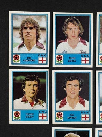 1980 Panini #126/135 Europa 80 - England team - 10 Sticker -, Verzamelen, Stickers, Nieuw