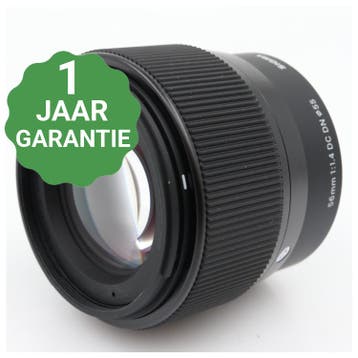 Sigma 56mm f/1.4 DC DN Contemporary Sony E | Tweedehands, Verzenden, Zo goed als nieuw