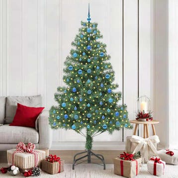 vidaXL Kerstboom Groen 210 cm PVC, Diversen, Kerst, Verzenden, Nieuw