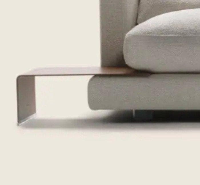 Flexform - Middentafel - LONG eiland 05 - leer, Antiquités & Art, Art | Objets design