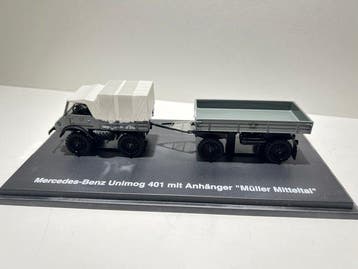 Schuco 1:43 - Camion miniature - mercedes benz unimog, Nieuw