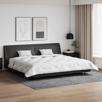 vidaXL Dekbed met Kussens met kussen 3 pcs Wit Microfiber en, Maison & Meubles, Verzenden