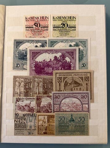 Oostenrijk. - Album mit 209 Notgeldscheinen - 1920s (Zonder